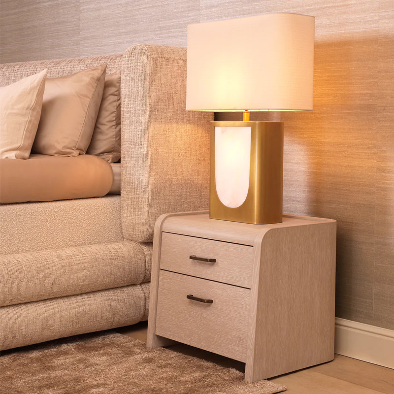 Nightstand Joane, Washed Oak