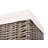 Square Lined Wicker 2 Piece Storage Basket Set