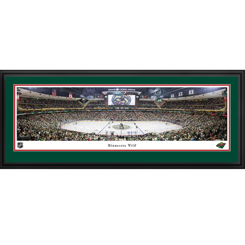 Minnesota Wild, Center Ice - Deluxe Frame