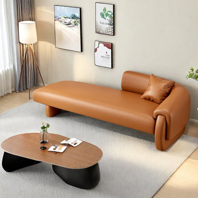 Fauteuil inclinable en similicuir léger et luxueux