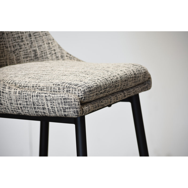 Charlz Bar Stool, Gray, Counter Stool (26” Seat Height)