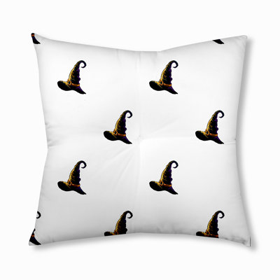 349_Witches Brew Halloween Design Tufted Floor Pillow