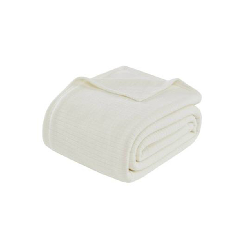 Couverture douce et confortable, Double / double, Ivoire ivoire