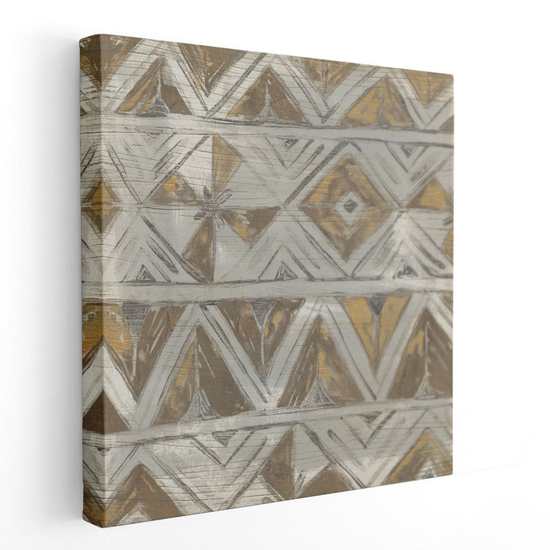 Earthtone Pattern II - Canvas Print Wall Art, 30" H x 30" W