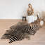 Tapis en peau de vache Zebra Safari