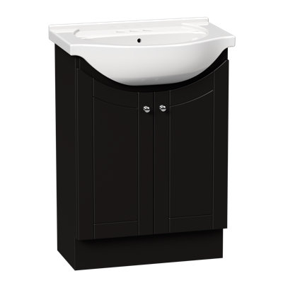 Ensemble de meuble-lavabo simple 24 po MagickWoods Buchholz (économiseur d'espace)