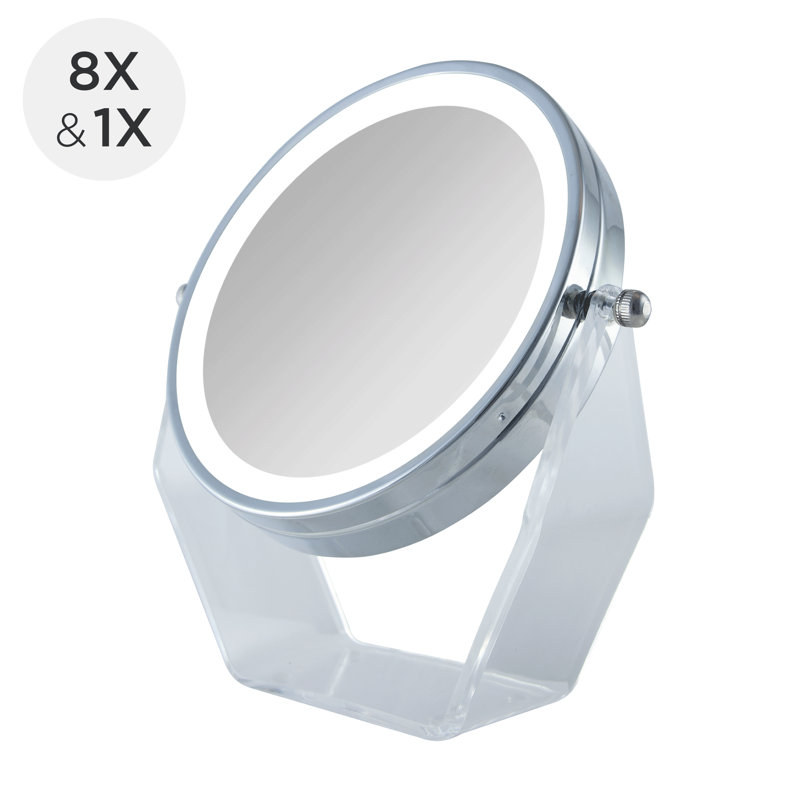 Renah Concave Mirror, Silver