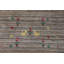 Tapis tribal rayé Gabbeh 6 x 8