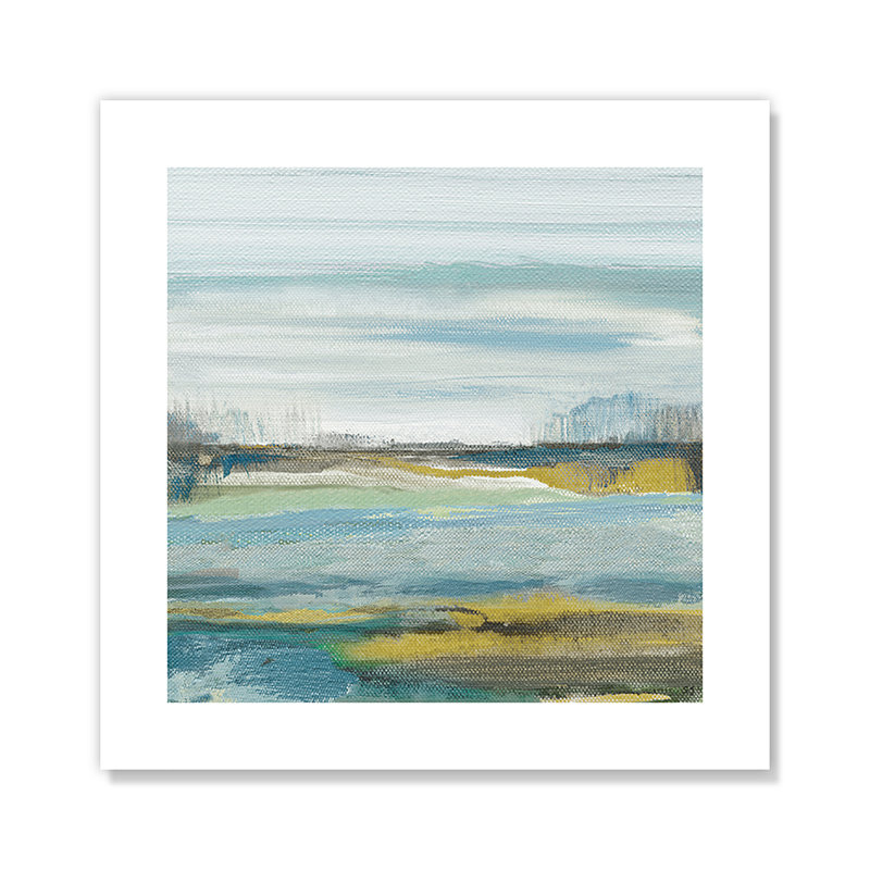 Lewbeach II - Peinture, Papier, H 10 po x l 10 po x P 0,1 po