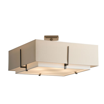Plafonnier semi-encastré 4 lumières 24,6 po Exos