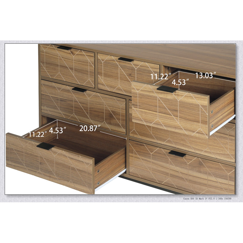 Commode 7 tiroirs Modern