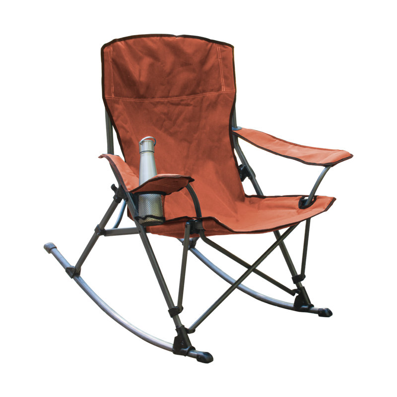 Chaise berçante d'extérieur Izael Camp & Go, Argile