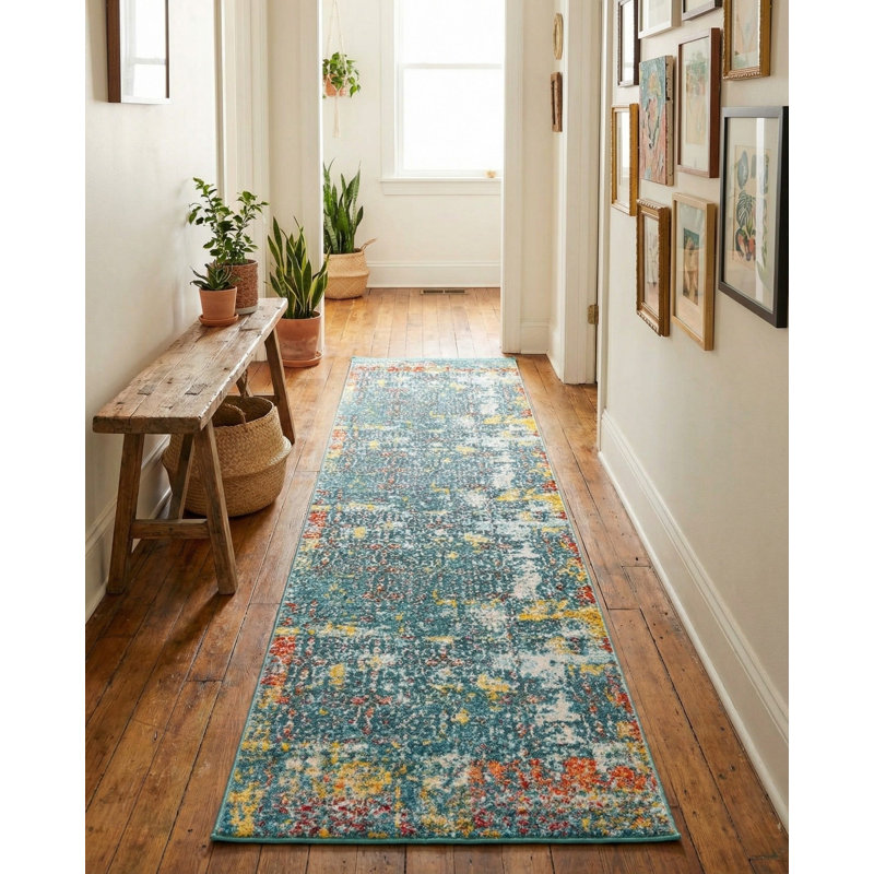 Folmar Abstract Indoor Rug, Runner 2'2" x 6'1"
