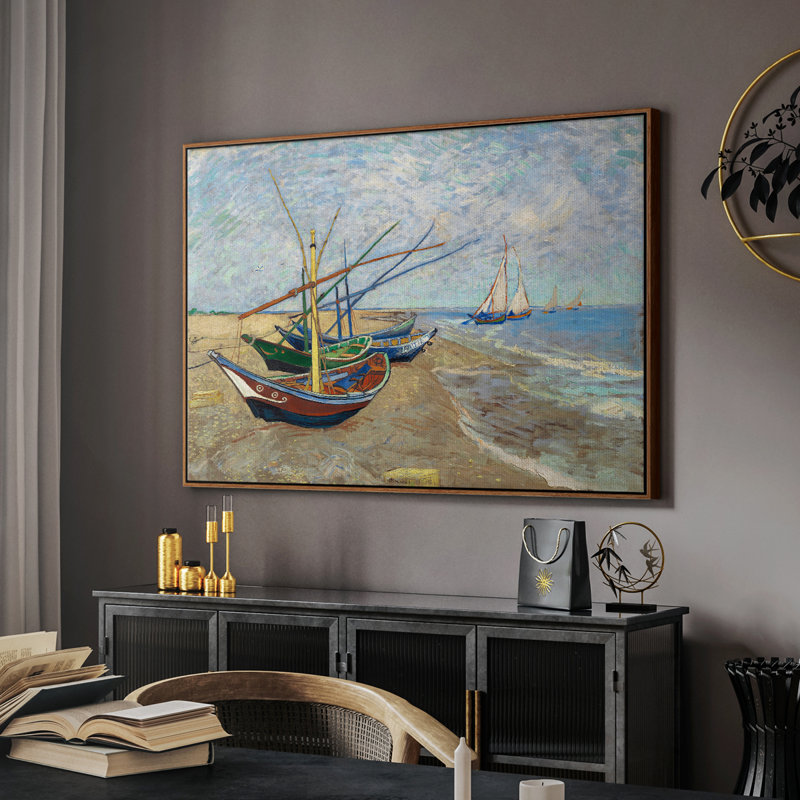 «Vintage Landscape - CXLV III» sur toile, Noyer, H 17 po x l 25 po