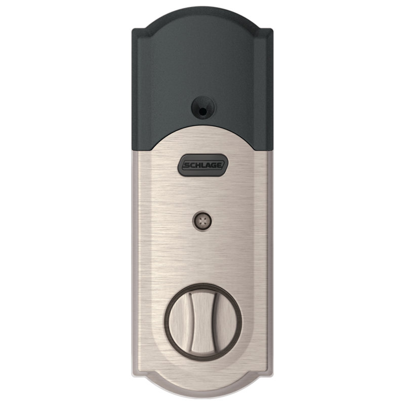 Single Cylinder Keyless Electronic Deadbolt, Satin Nickel