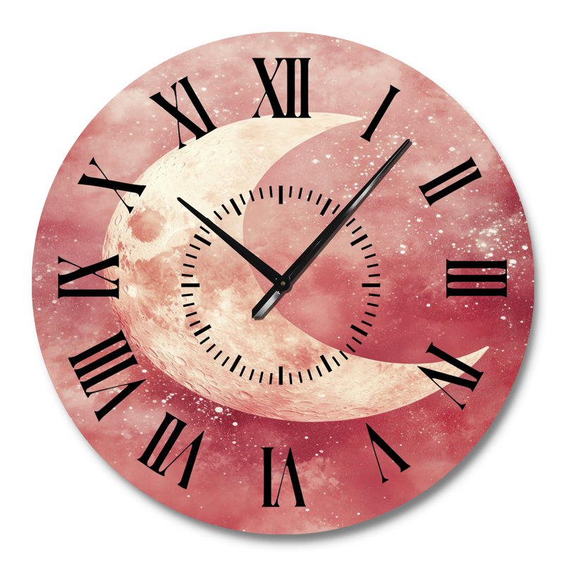 Horloge murale surdimensionnée Ragsdale II - Boho, Grand