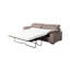 Lit à 2 places, convertible en grand lit, gris, cadre, pour utilisation dans l'espace de vie, canapé-lit Mid Century, petits espaces-2021912278