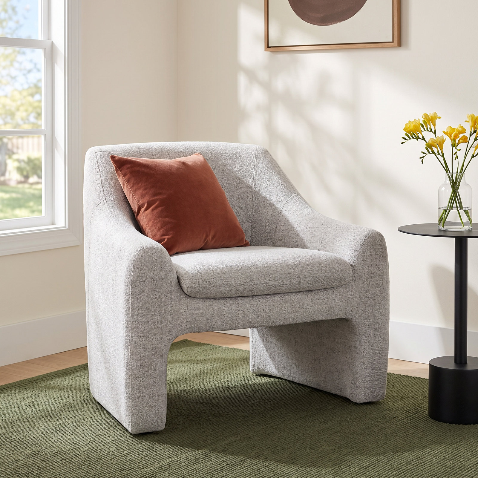Addi Armchair, Nathan Wheat Tweed