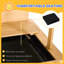 Freeport Park 106cm x 115cm Solid Wood Square Sandbox with Cover