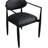 Eligah Vegan Leather Upholstered Dining Arm Chair-6766399-6766397
