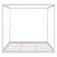 Canopy Platm Bed with Support Legs,