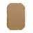 Solid Wood Frame Rounded Corner Decorative Mirror