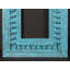 Cadre de miroir sculpté en bois Exotic India en bois - Décoration murale artisanale pour couloir et chambre à coucher