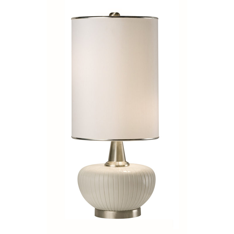 Lampe de table 27 po blanco