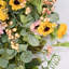 Faux Spring Summer Eucalyptus Berry Daisy