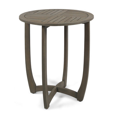 Hermosa 27.5'' Circular Wood Table （Only Include Table)