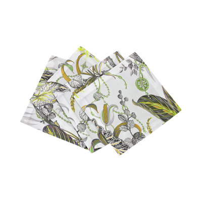 Amazonia Cotton Sateen Cocktail Napkins