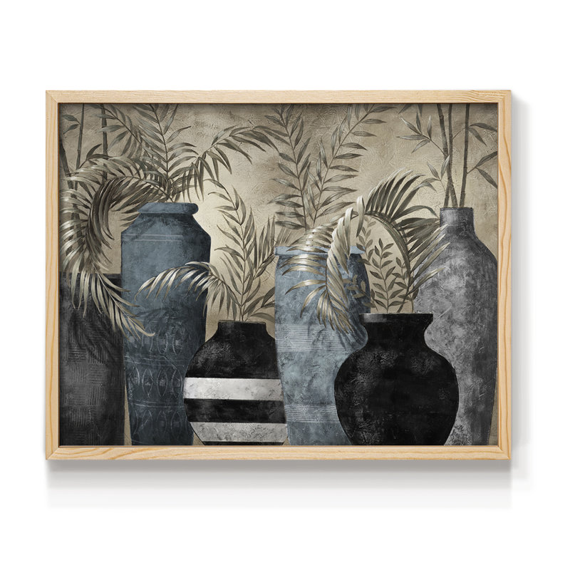 Exotic Vessels - Reproduction encadrée - Restickable, Naturel, H 16 po x l 20 po