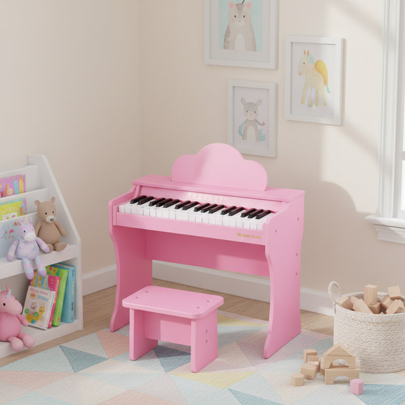 Nuage bois jouant de la musique, Rose