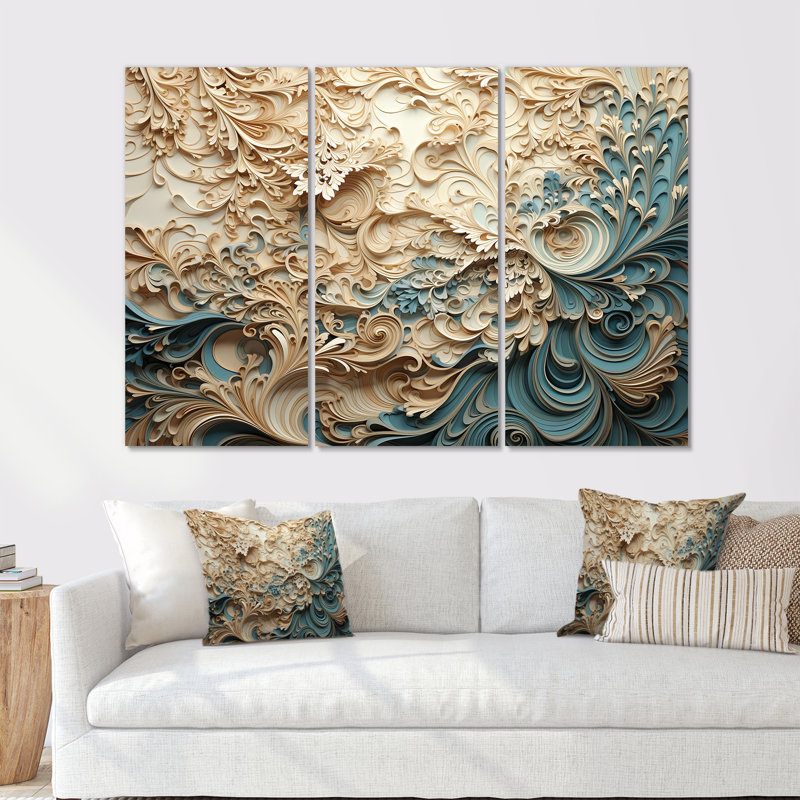 Ensemble d'illustrations murales Minimalisme, H 40 po x l 60 po x P 1 po, Toile tendue