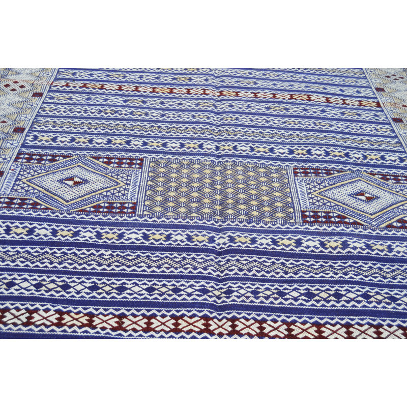 One-of-a-Kind Rectangle 4' x 6'3" Hand Knotted Area Rug