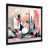Impression noire sur toile encadrée sélectionné