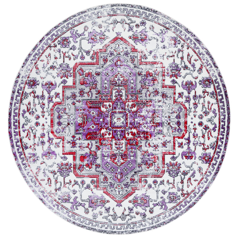 Lampeter Performance Oriental Rug, Round 6'7"