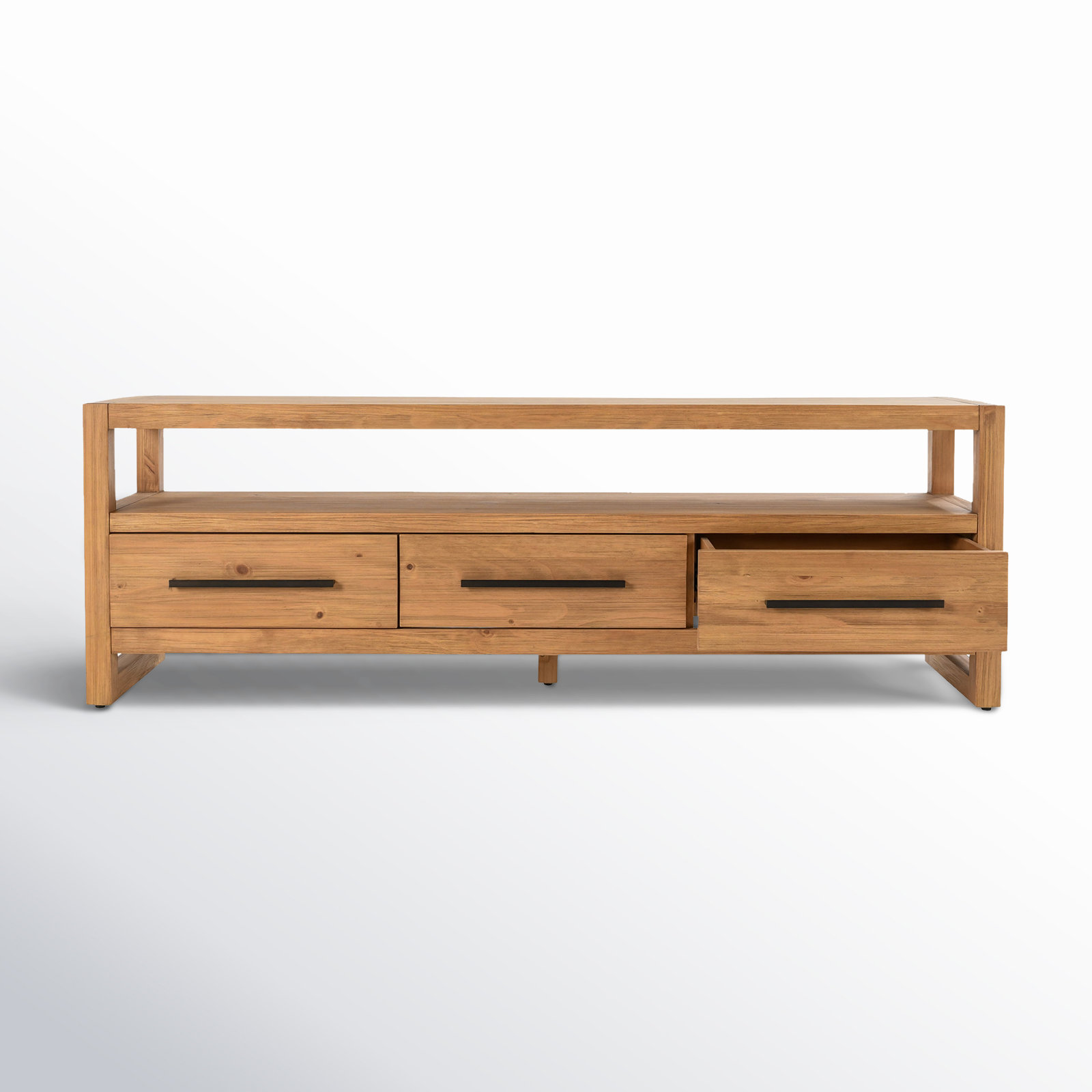 Modica Pine TV Stand, Natural