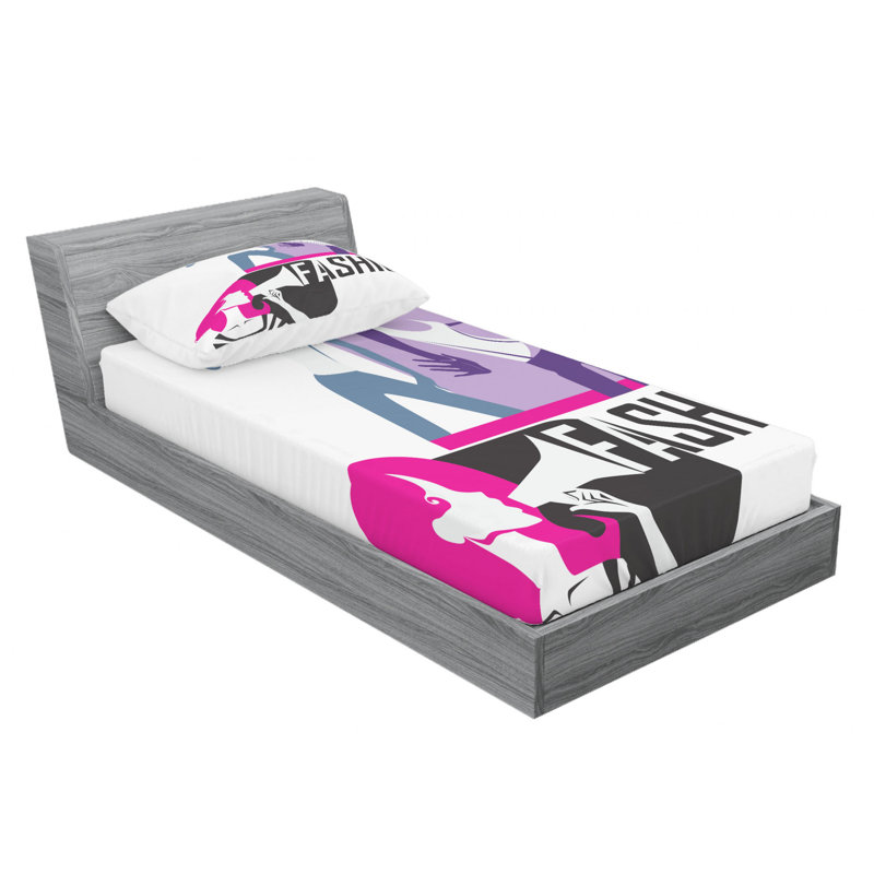 Microfiber Sheet Set, Twin XL Sheet Set with Fitted Sheet