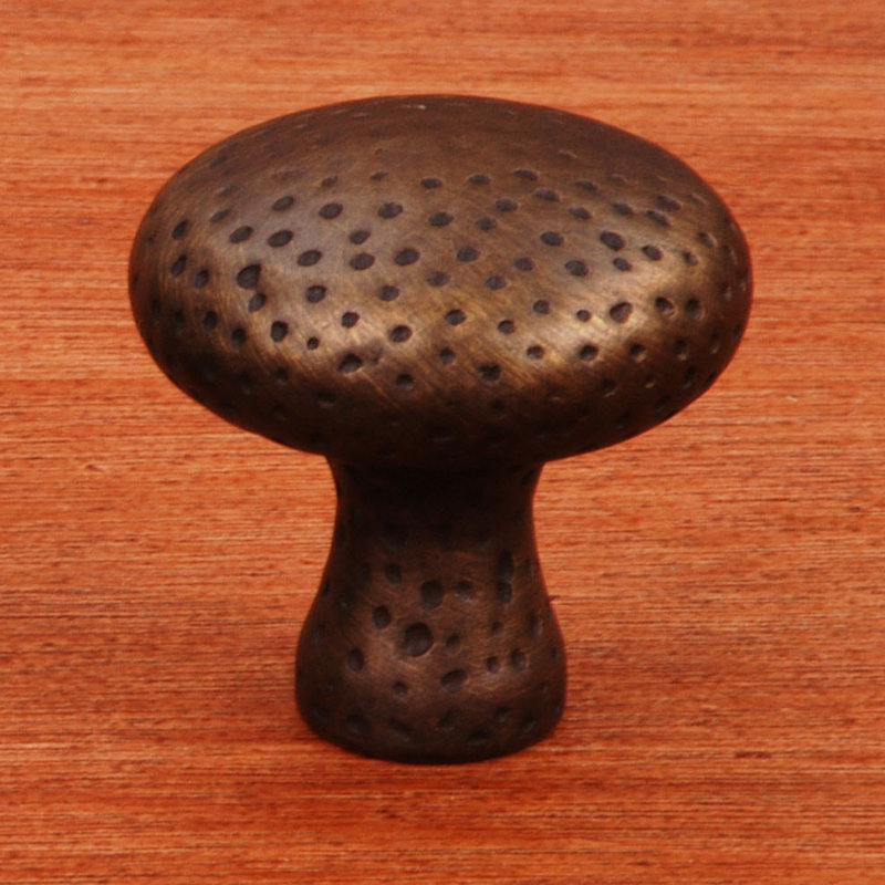 CK Series 1 1/4" Diameter Mushroom Knob, Antique English