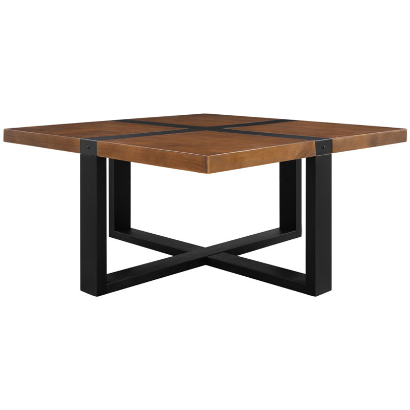 Table basse Jerke, Brun foncé