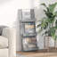 Wood Free Standing Magazine Rack-338352447
