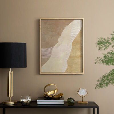 «Cradle II», reproduction encadrée - bois massif