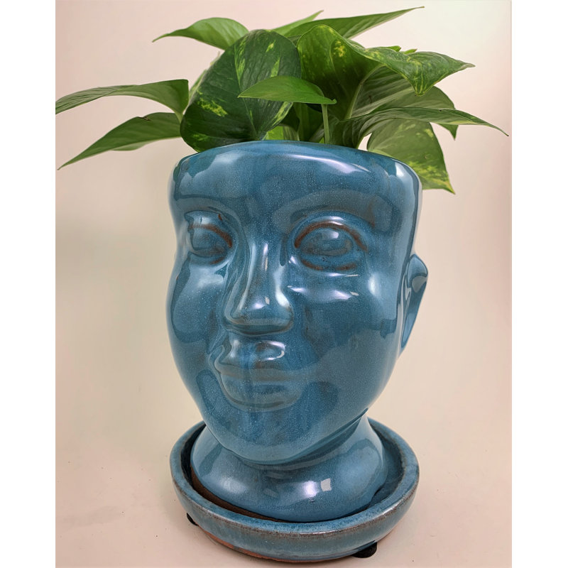 Pot à fleurs Katife, Bleu pâle