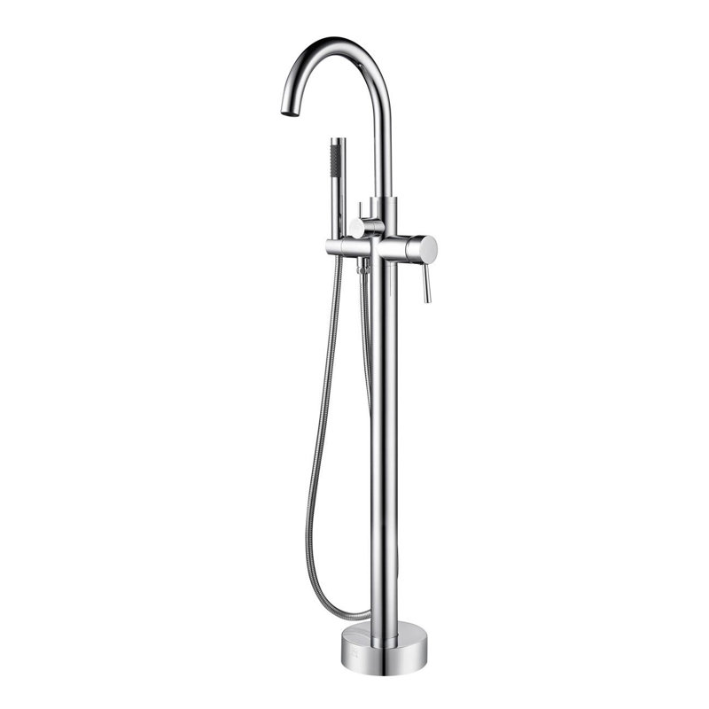 1 Handle Floor Clawfoot Tub Faucet