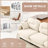 74" Chenille Cloud Sofa With Ottoman-814417245