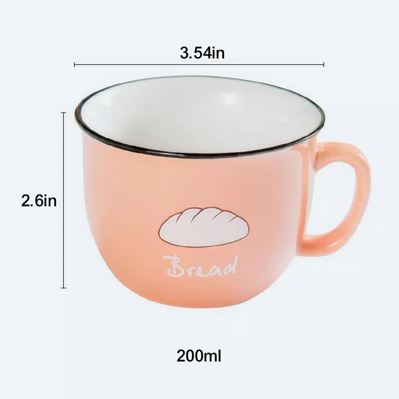 Ensemble de 4 tasses enrobées