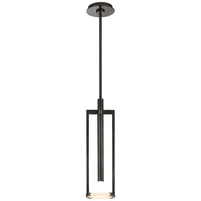 Kelly Wearstler Melange Medium Floating Disc Pendant, Bronze, 18" H x 5" W x 5" D