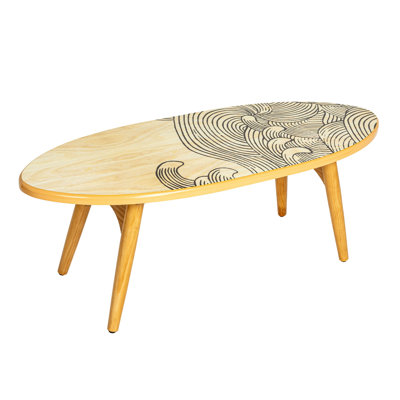 Boguslawa Decorative Surfboard Coffee Table
