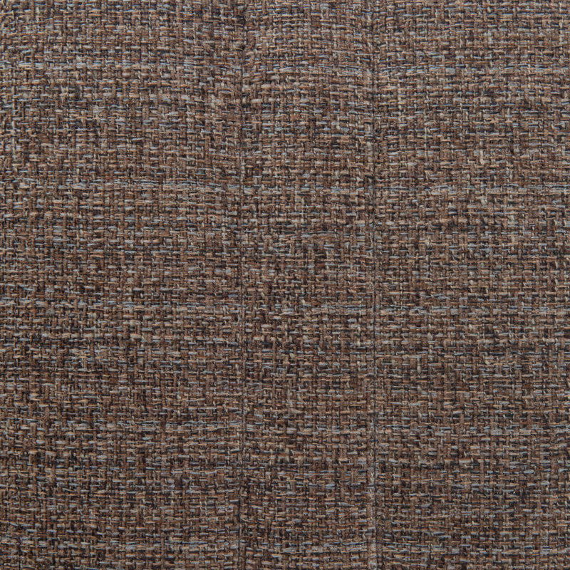 Milltown Mink Brown Tweed Fabric Upholstered Bench